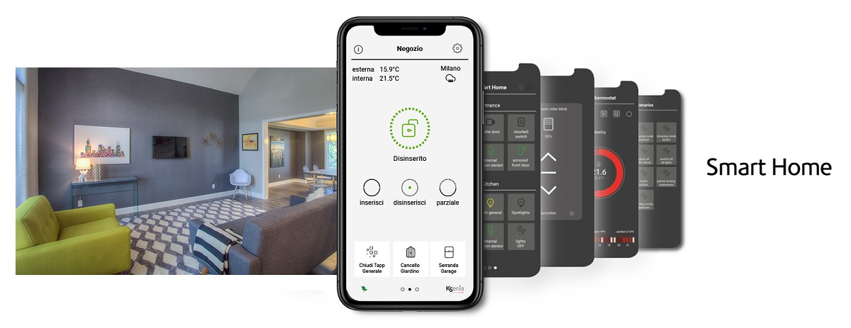 APP esploso schermate Smart home